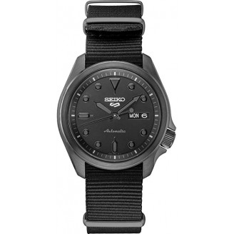 Sports Black Dial Black Nylon Strap SRPE69K1